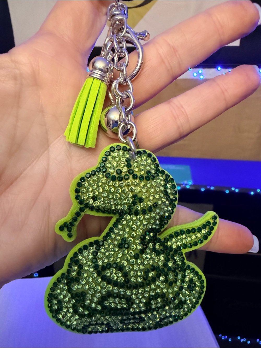 Snake Rhinestone Keychain/Bag Charm NWT